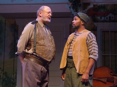 David Ogden Stiers  and Anthony Manough  Photo